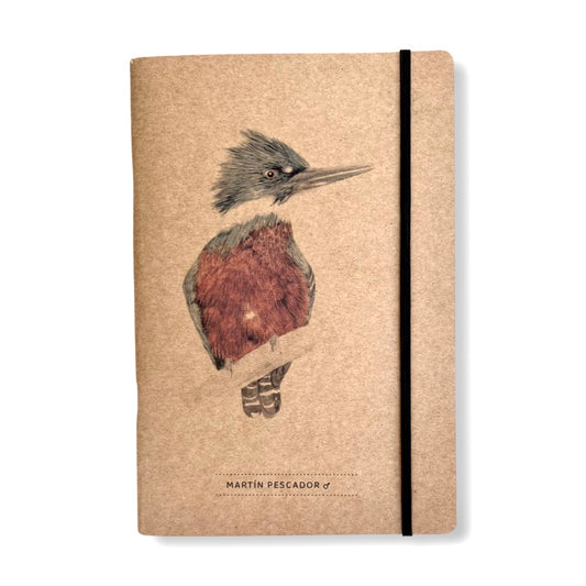 Libreta de apuntes Martín pescador