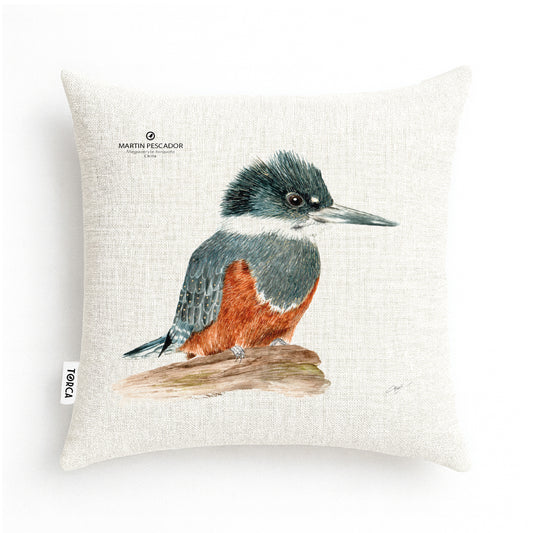 Funda cojín Martín Pescador (h)