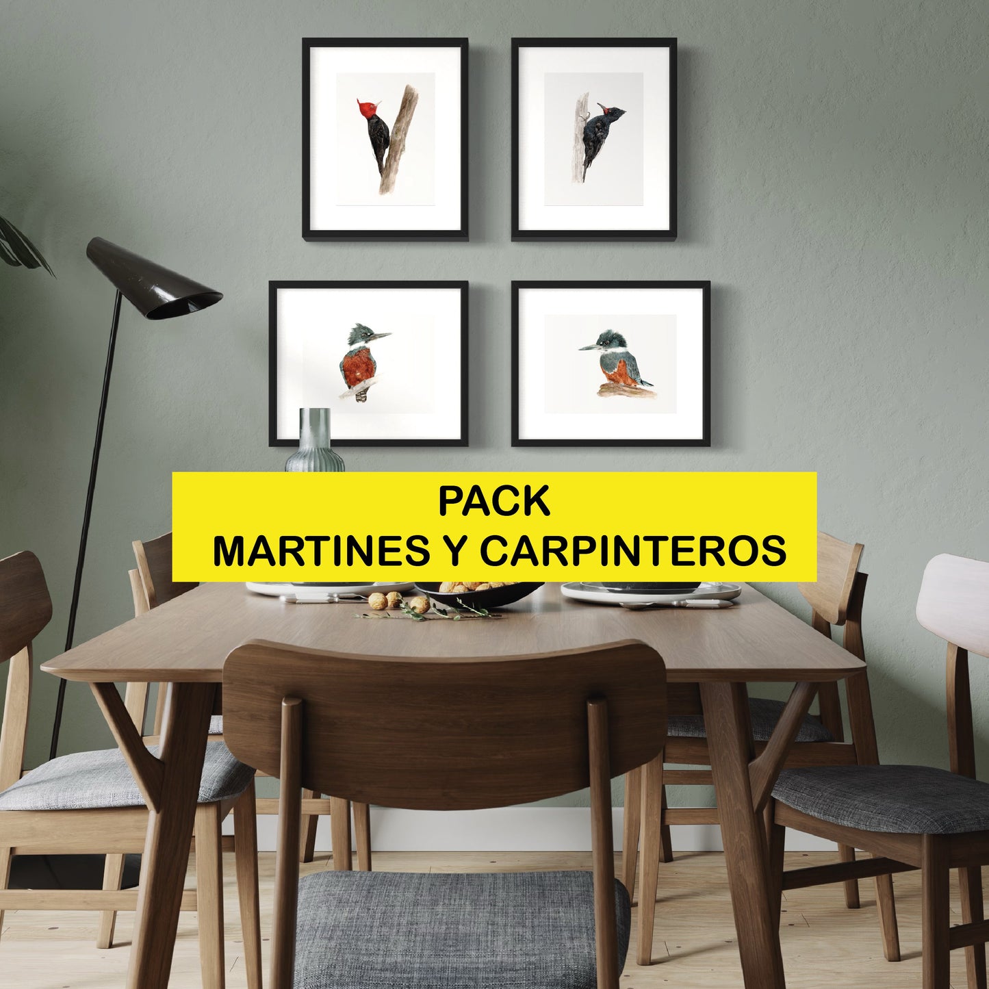 Pack Ilustraciones Carpinteros y Martines
