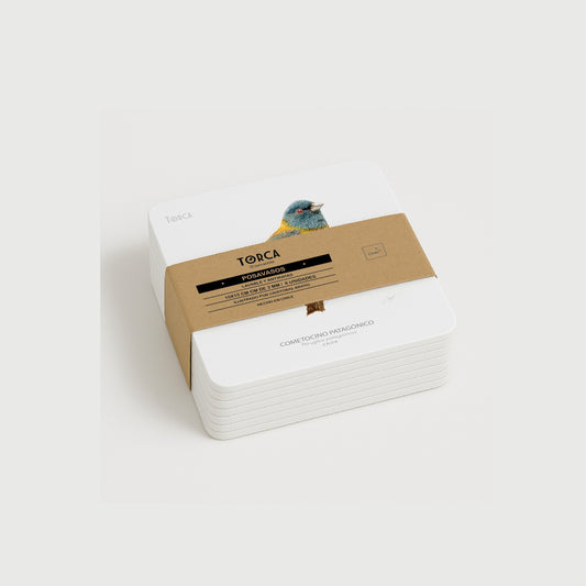 Set de 6 Posavasos Aves del Sur