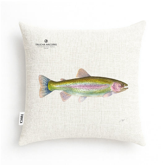 Funda cojín Trucha arcoíris